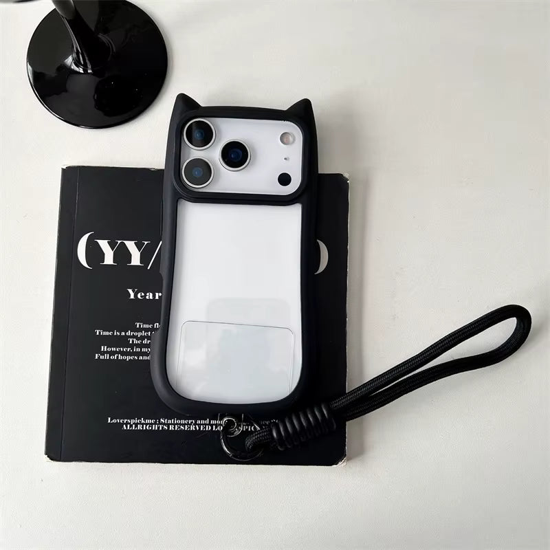 Kitty Case – Cute Cat Ear Phone Case with Strap