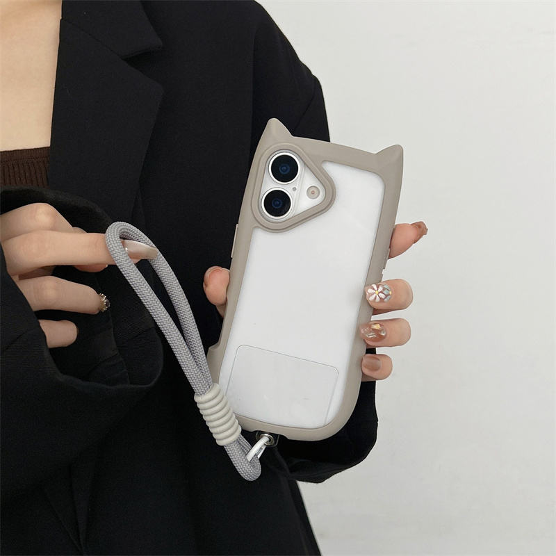 Kitty Case – Cute Cat Ear Phone Case with Strap
